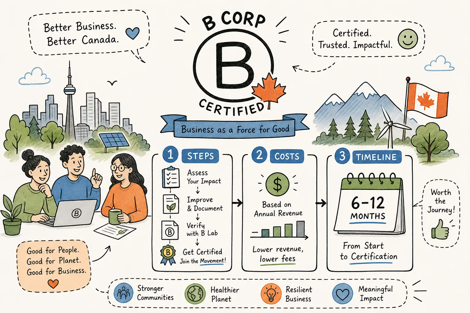 B Corp Certification in Canada: Steps, Costs, and Timeline